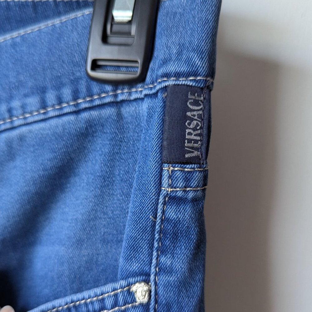 Versace Jeans Couture Straight Leg Denim Pants - Picture 6 of 15